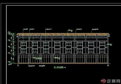 商鋪建筑設計cad方案圖[原創]