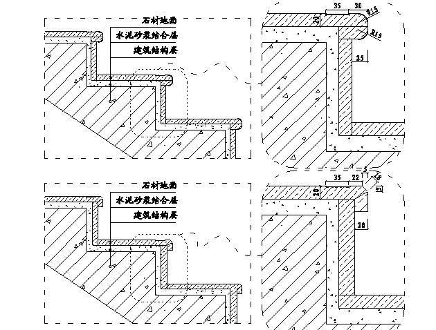 最全石材精裝修工程細部節點構造施工示意圖_科技_網